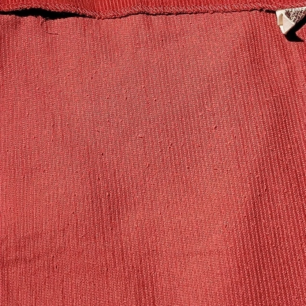 J.Crew Brick Red Corduroy Mini Skirt Size 6